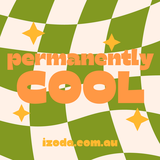 'Permanently Cool' Sticker