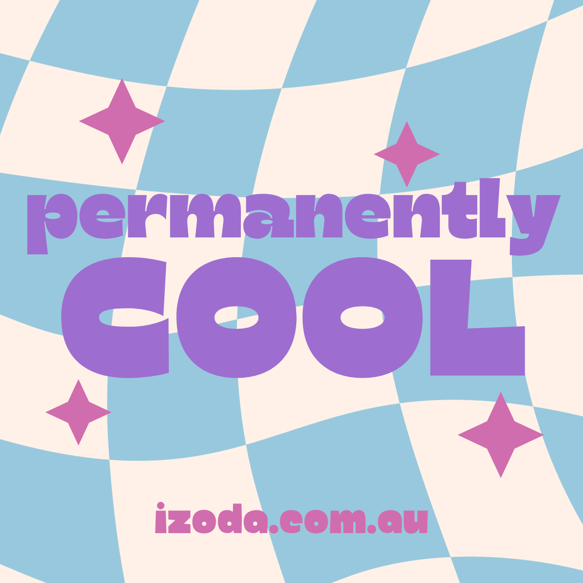 'Permanently Cool' Sticker