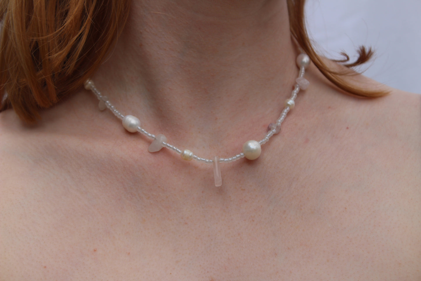 Crystal & Pearl Beaded Necklaces