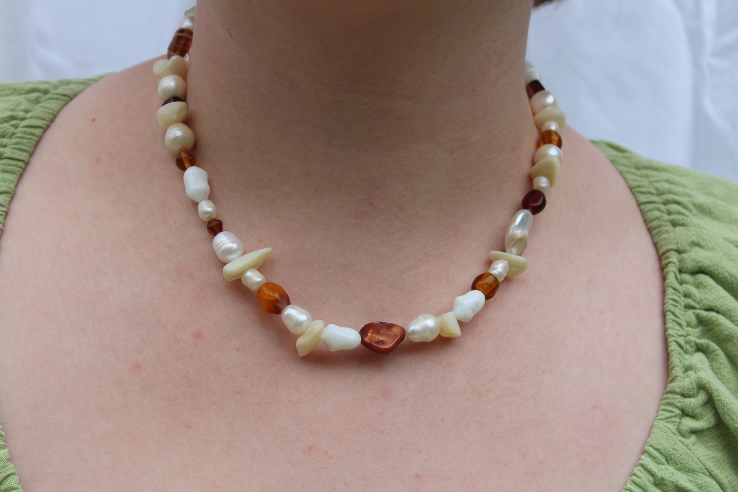 Statement Pearl Beaded Necklaces