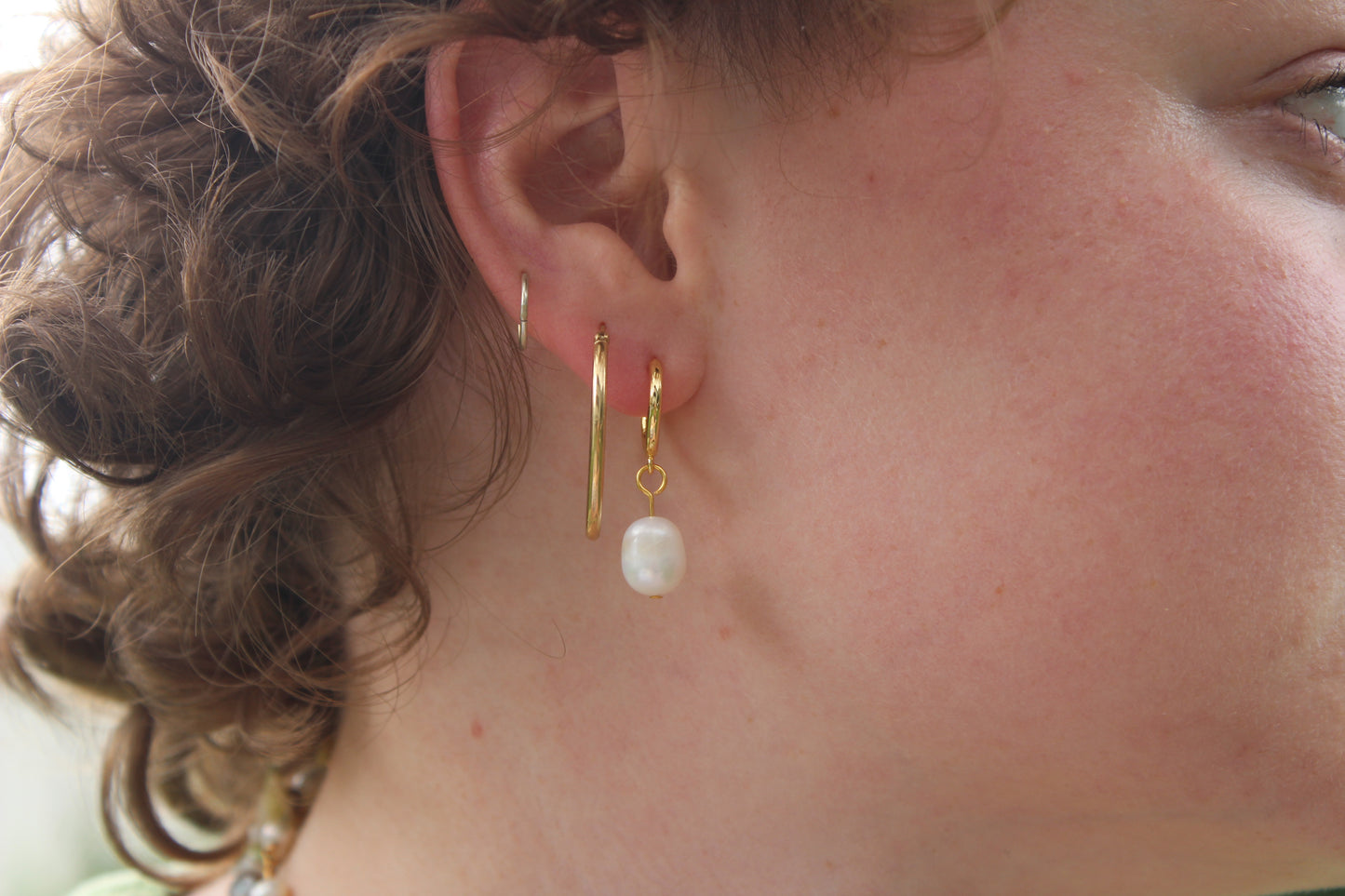 Beaded Pearl Earrings